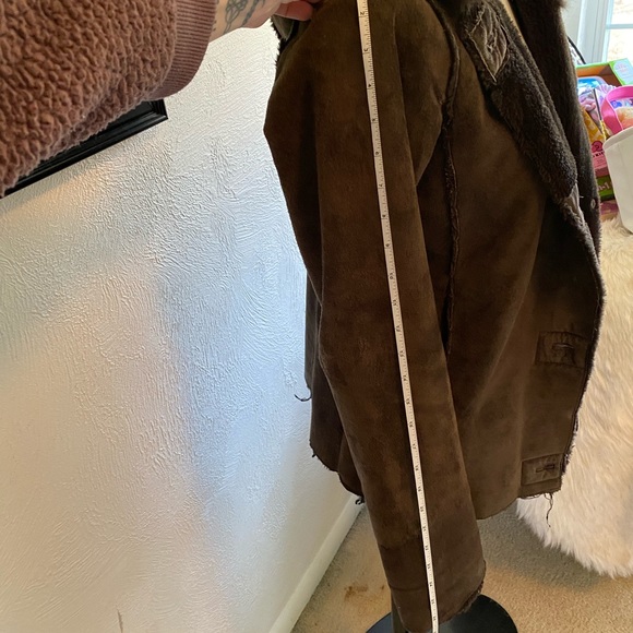 Damselle leather hooded jacket - Picture 8 of 10